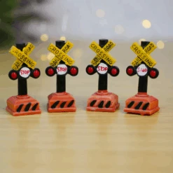 Miniature Crossing Sign (Set Of 4)