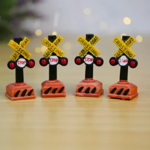 Miniature Crossing Sign (Set Of 4)