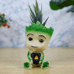 Baby Groot With Chick Resin Pot