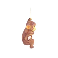 Swinging Monkey On Rope Decor (Dark Brown) -Plant Life Decor Shop 14