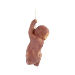 Swinging Monkey On Rope Decor (Dark Brown) -Plant Life Decor Shop 15