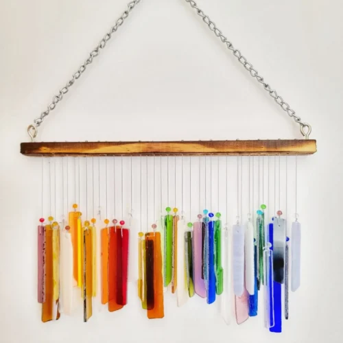 Large Rainbow Stained Glass WindChime -Plant Life Decor Shop 1 9a55b49e 93ac 44cf 9956 e40fc2fa80d5