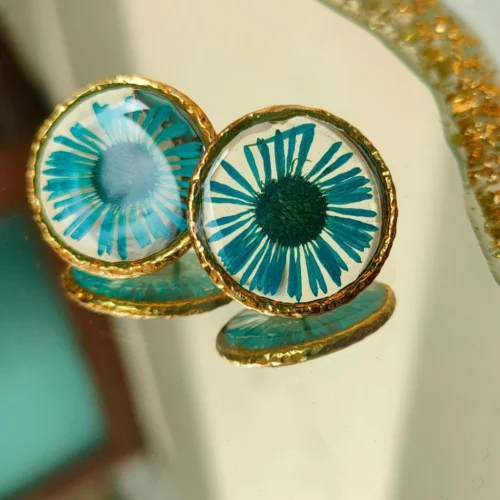 Pandora's Secret Stud Real Dried Flower Earrings