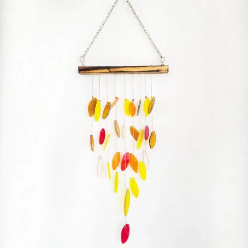 Autumn Leaf Stained Glass Windchime 5 Autumn Leaf Stained Glass Windchime -Plant Life Decor Shop 20221011 113633 01