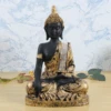 Golden Buddha Statue 11 Inch Decor