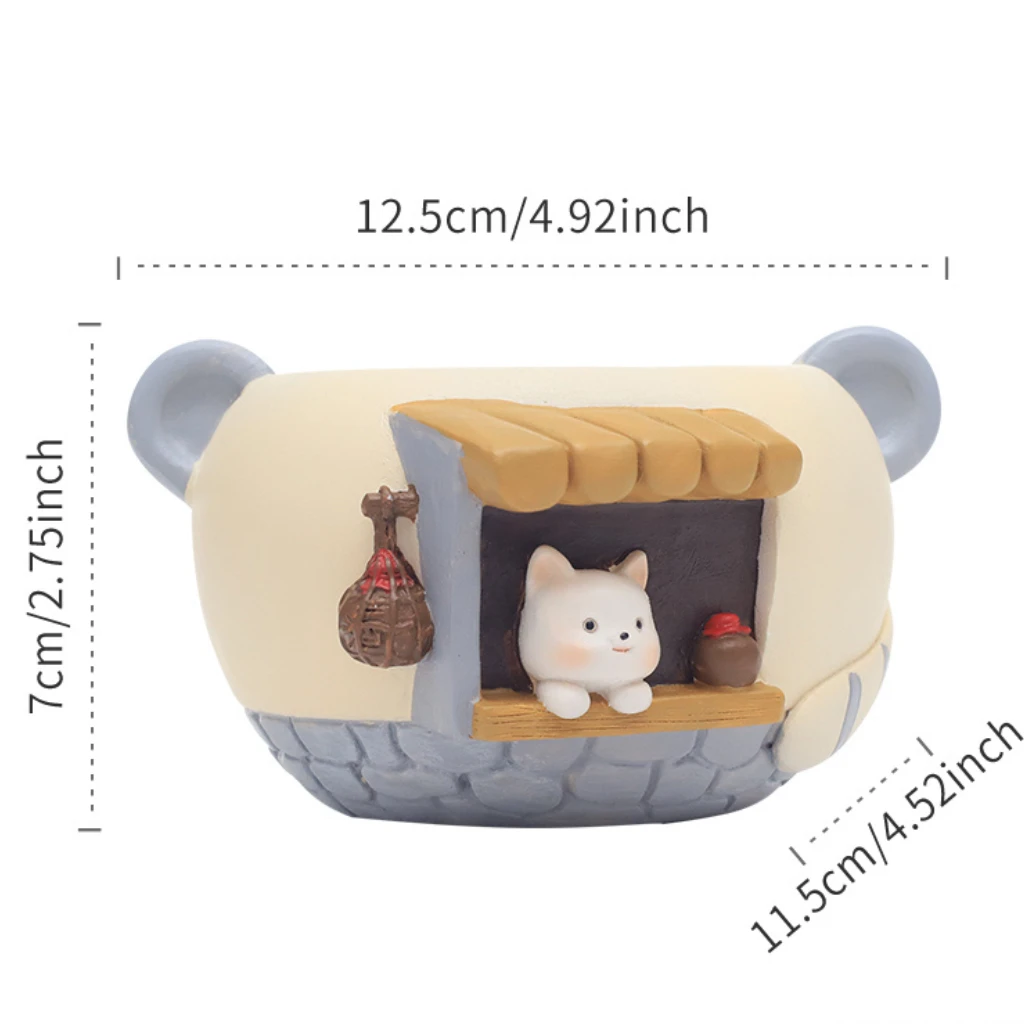 Little Kitten's Shop Resin Succulent Pot 2 Little Kitten's Shop Resin Succulent Pot - Image 2
