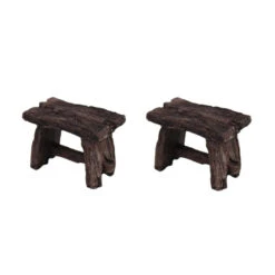 Miniature Resin Table (Set Of 2) Decor