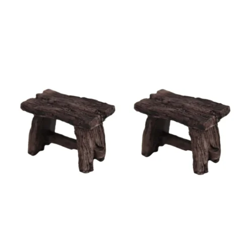 Miniature Resin Table (Set Of 2) Decor