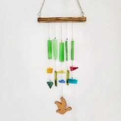 Upcycled Birdie Windchime Hanging