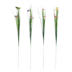 Artificial Garden Sticks Butterfly, Dragonfly, Mushroom And Birds Set Of 4 Decor