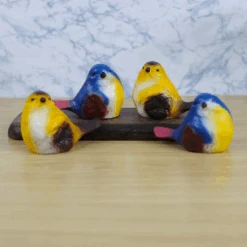 Fat Birds Garden Decor (Set Of 4)