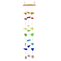 Satrangi Stained Glass Windchime -Plant Life Decor Shop 36 pp2