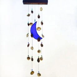Moon Shell Stained Glass Windchime 11 Moon Shell Stained Glass Windchime -Plant Life Decor Shop 3 1e6bf9ea ac87 4196 8e2f a374b773ab33