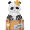 Miniature Panda On Suitcase – Cute Travel Decor For Terrariums & Gifts