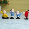 Miniature Kung Fu Monks Set Of 4 Decor