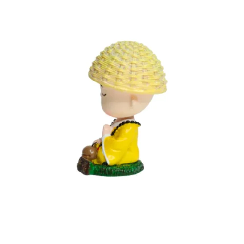 Miniature Meditating Monk With Tabla Shaking Decor -Plant Life Decor Shop 43 07fad3e5 3948 4436 98e5 d00791127efb