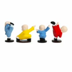Miniature Kung Fu Monks Set Of 4 Decor -Plant Life Decor Shop 44 b01350d1 83cb 40ac b39b adffae6d98f0