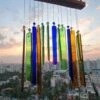 Upcycled Wine Strip WindChime