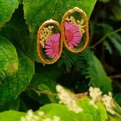 Lover's Note Stud Real Dried Flower Earrings -Plant Life Decor Shop 5 3db4267d d568 431d adfd 2e8a88061c10