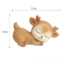 Miniature Sleeping Baby Deer Decor -Plant Life Decor Shop 5 a6d0fe68 c81e 4eeb 8920 8958cf8dff47