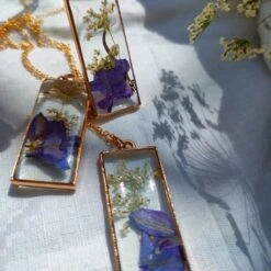 Seal The Purple Real Dried Flower Necklace -Plant Life Decor Shop 5 c6c491dc c404 4f49 9c80 916c5ea8016e