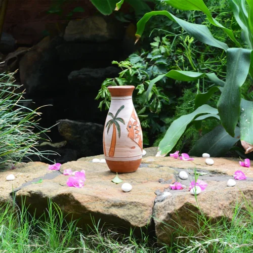 Folk Lady Terracotta Pot -Plant Life Decor Shop 6 2