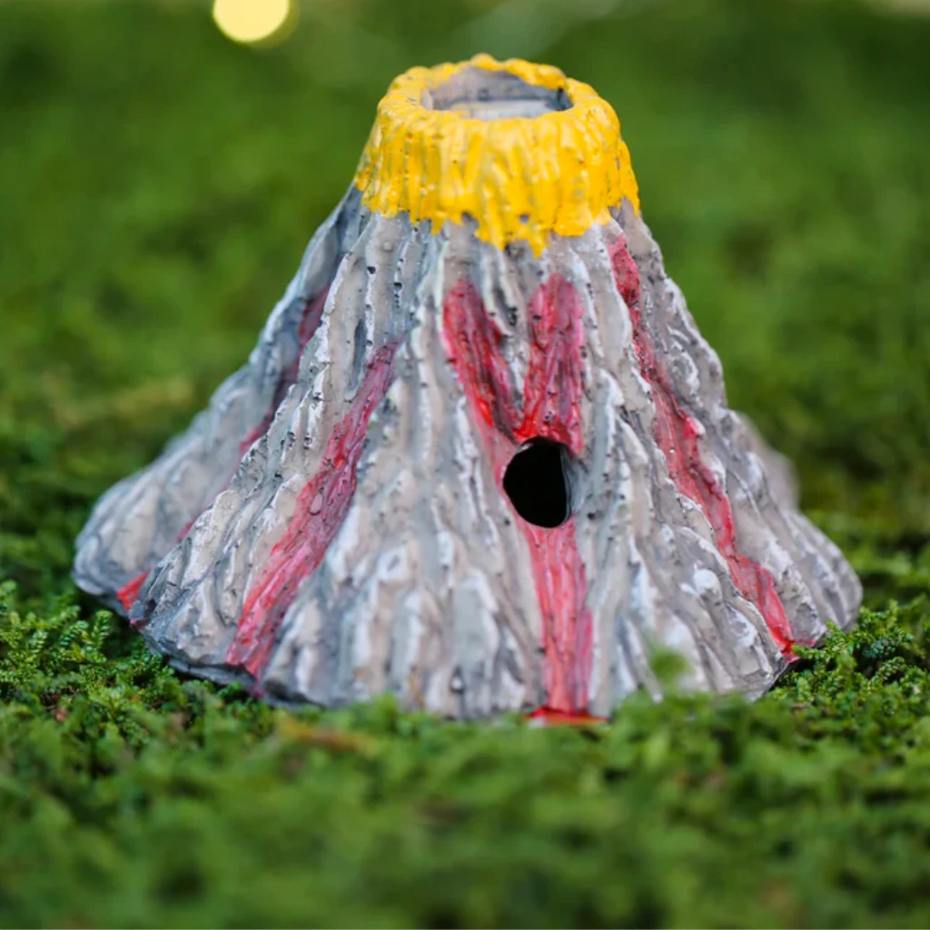 Miniature Resin Volcano (set Of 4) Decor 1 Miniature Resin Volcano (set Of 4) Decor