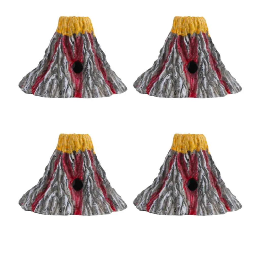 Miniature Resin Volcano (set Of 4) Decor 2 Miniature Resin Volcano (set Of 4) Decor - Image 2