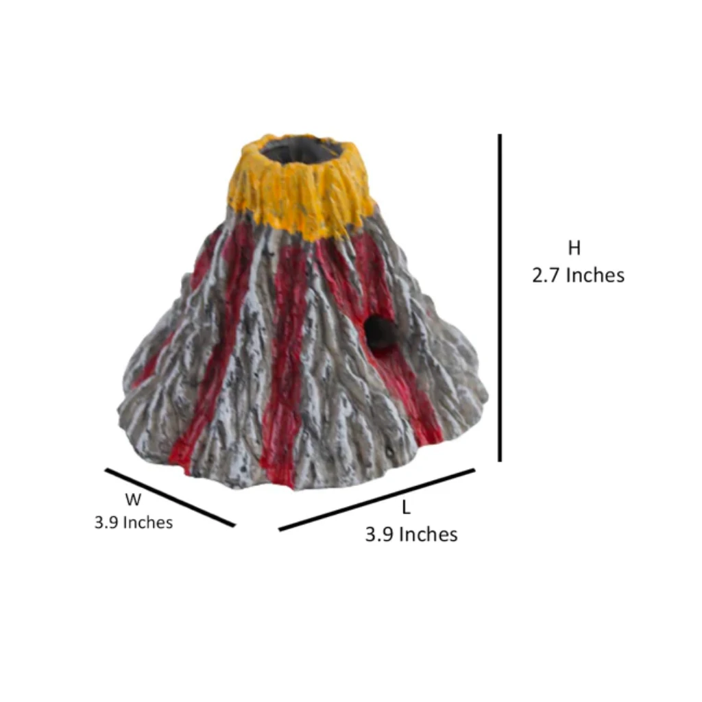 Miniature Resin Volcano (set Of 4) Decor 3 Miniature Resin Volcano (set Of 4) Decor - Image 3