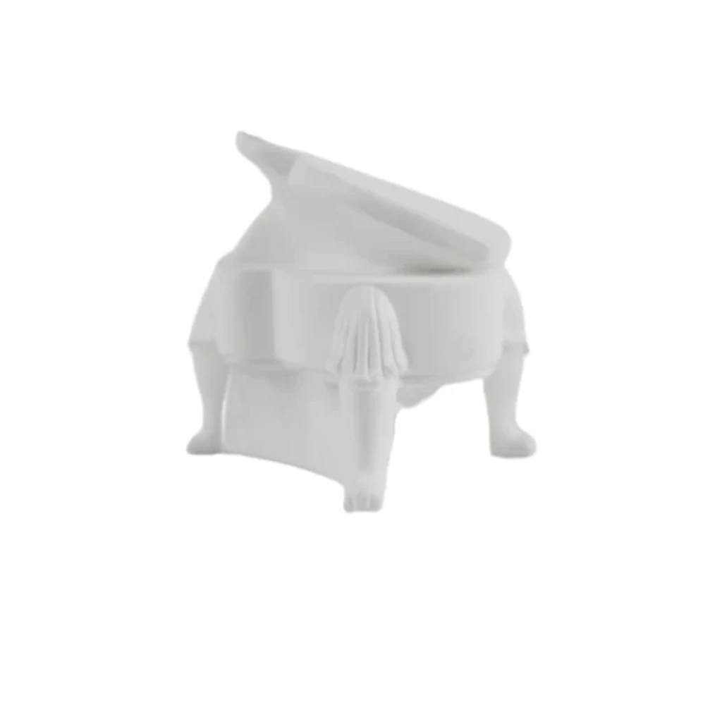 Miniature White Piano (Set Of 6) Decor 5 Miniature White Piano (Set Of 6) Decor - Image 5