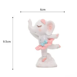 Miniature Dancing Baby Elephant – Cute Ballet Pose Resin Figurine -Plant Life Decor Shop 8 a50a3903 669c 42bf 807b 2b6651beea22