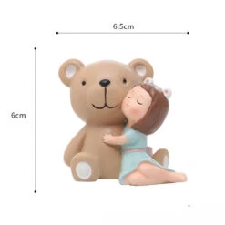 Miniature Girl With Teddy Bear – Cute Resin Decor For Gifts & Gardens -Plant Life Decor Shop 8 a5b313b9 e3f9 40df 88f5 f426158b2c99