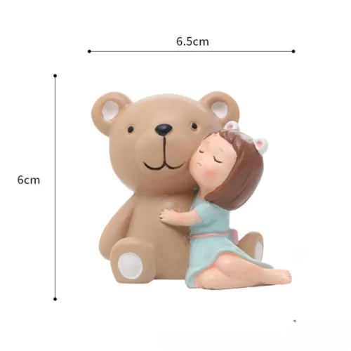 Miniature Girl With Teddy Bear – Cute Resin Decor For Gifts & Gardens -Plant Life Decor Shop 8 a5b313b9 e3f9 40df 88f5 f426158b2c99