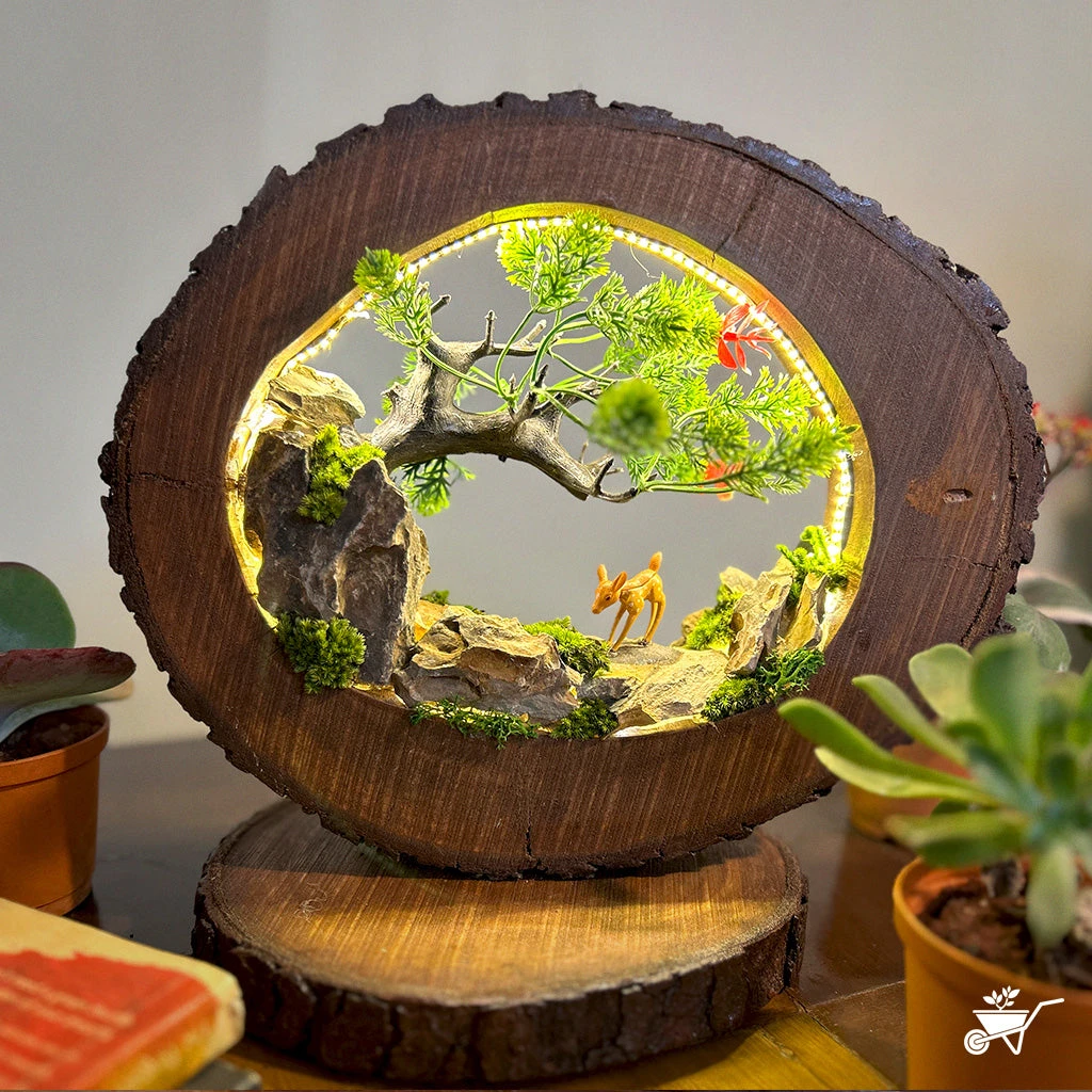 A Doe In Woods LED Decor With Stand Zen Garden 3 A Doe In Woods LED Decor With Stand Zen Garden - Image 3