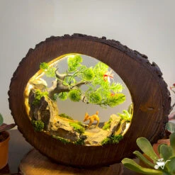 A Doe In Woods LED Decor With Stand Zen Garden 12 A Doe In Woods LED Decor With Stand Zen Garden -Plant Life Decor Shop A Doe In Woods 2