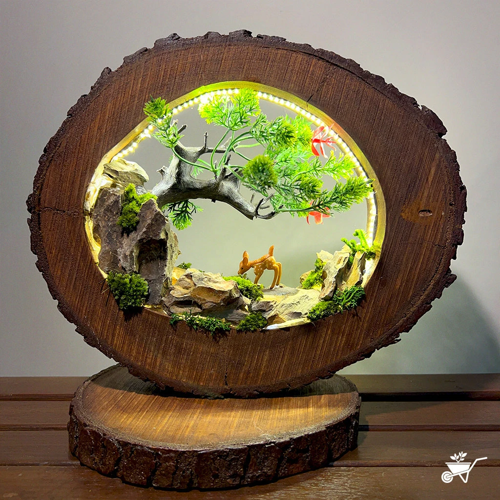 A Doe In Woods LED Decor With Stand Zen Garden 1 A Doe In Woods LED Decor With Stand Zen Garden