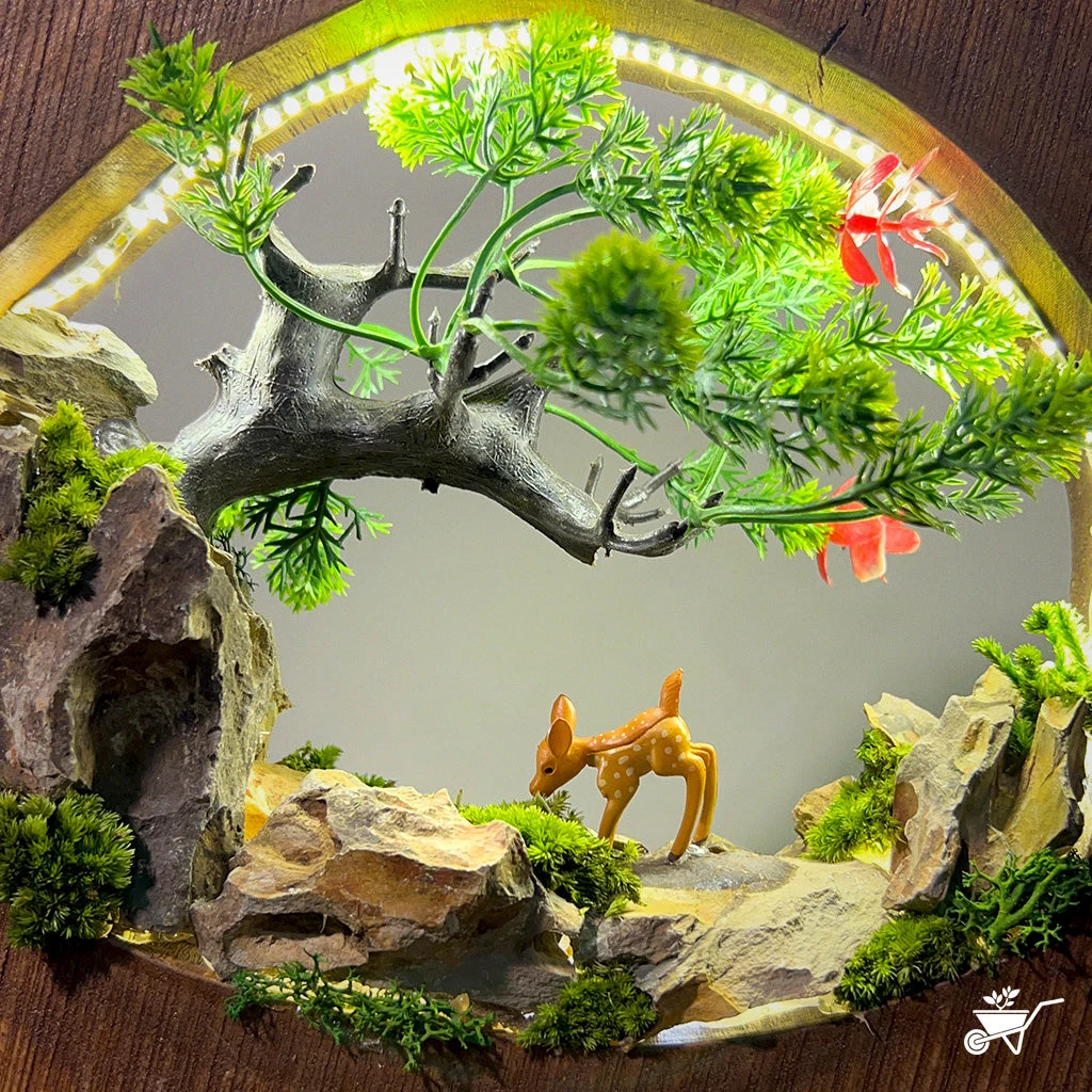 A Doe In Woods LED Decor With Stand Zen Garden 2 A Doe In Woods LED Decor With Stand Zen Garden - Image 2