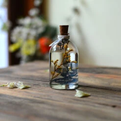 A Golden Lining Preserved Flower Tabletop