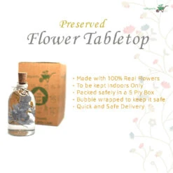 A Golden Lining Preserved Flower Tabletop -Plant Life Decor Shop A Golden lining 7