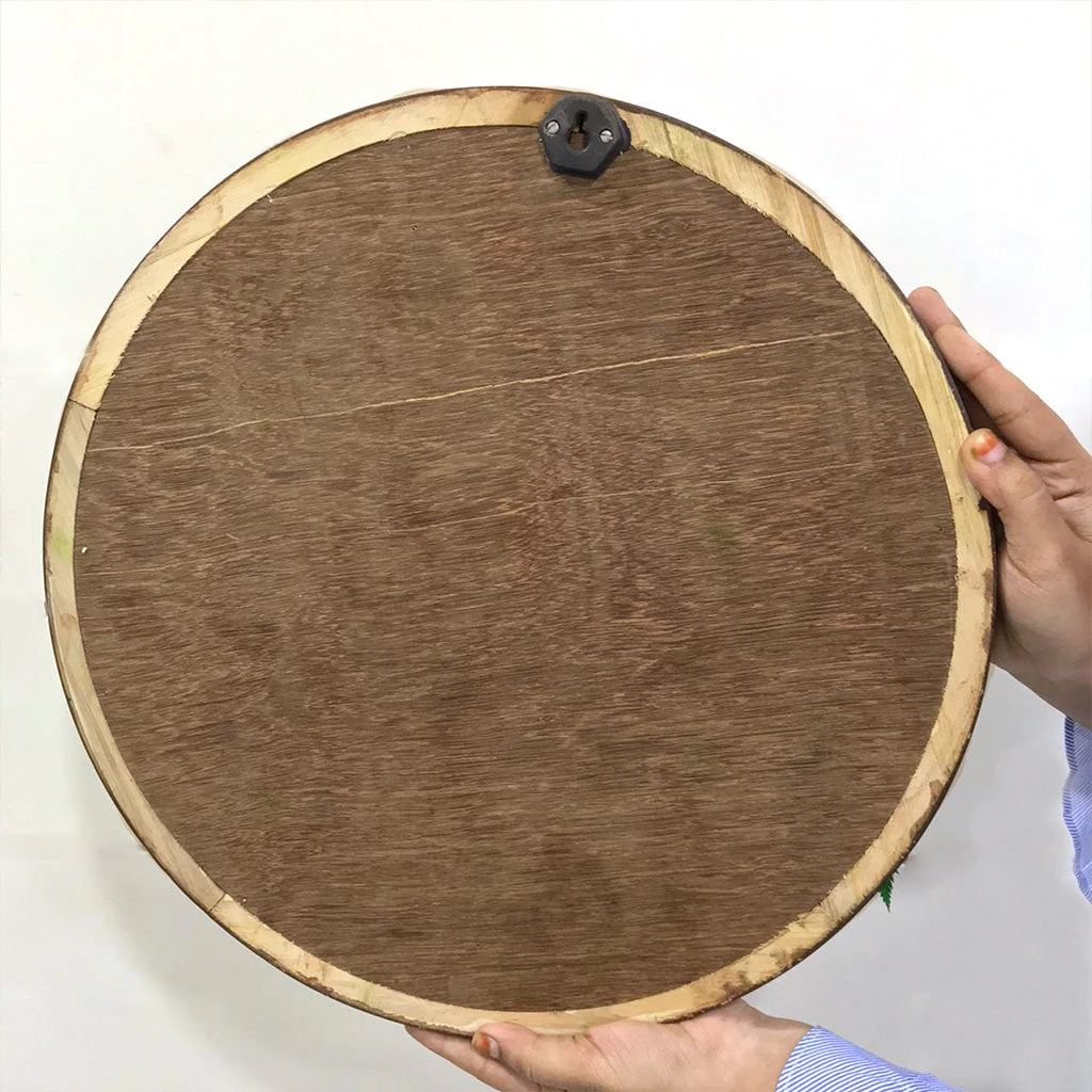 A Sapphire Tangle Preserved Moss Frame With Dark Wood 6 A Sapphire Tangle Preserved Moss Frame With Dark Wood - Image 6