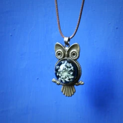 A Starry Hoot Real Dried Flower Necklace -Plant Life Decor Shop A Starry Hoot 5