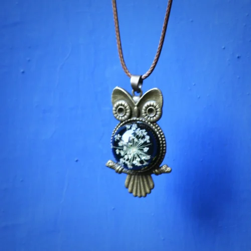 A Starry Hoot Real Dried Flower Necklace -Plant Life Decor Shop A Starry Hoot 5