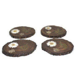 A Timeless Flourish Dried Flower Coaster -Plant Life Decor Shop A Timeless Flourish Coaster 4