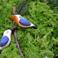 A Vivid Thicket Preserved Moss Frame With Dark Wood -Plant Life Decor Shop A Vivid Thicket 3