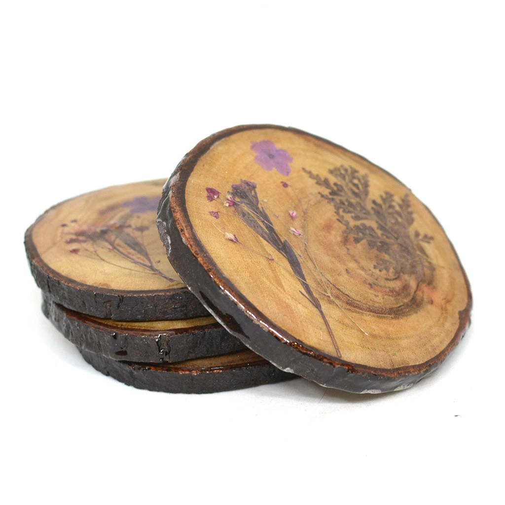 A Subtle Melody Dried Flower Coaster 2 A Subtle Melody Dried Flower Coaster - Image 2