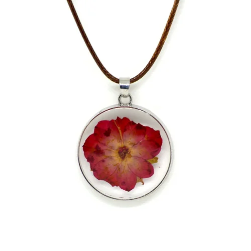 A Wild Rouge Real Dried Flower Necklace -Plant Life Decor Shop A wild rouge 4