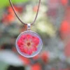 A Wild Rouge Real Dried Flower Necklace