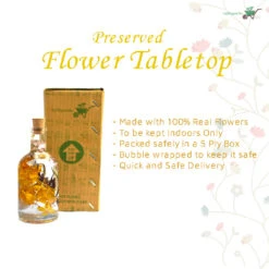 Baroque Carafe Preserved Flower Tabletop -Plant Life Decor Shop Baroque Carafe 7