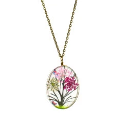 Blushing Meadows Real Dried Flower Necklace -Plant Life Decor Shop Blushing meadows 4