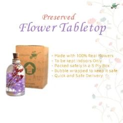 Blushing Mauve Preserved Flower Tabletop -Plant Life Decor Shop Blushingmauve 7